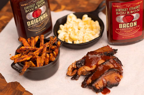 Kentucky Straight Bourbon Barbecue Sauce Bacon | | Perfect for Grilling | Condiment for Chicken, Ribs, Veggies | Rich & Savory Flavor | 12 Fl Oz...