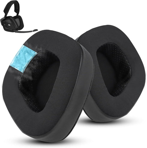 Frozen Replacement Ear Pads for Corsair Void Pro Wireless/Wired Gaming Headsets, Compatible with Corsair Void Elite PC Headset, Earpad with Soft C...