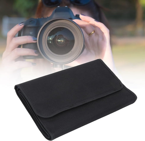 Collapsible Camera Lens Filter Wallet Case 10 Pockets Filter Bag for P Series Filter Pouch...
