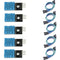 HiLetgo 5pcs DHT11 Temperature Humidity Sensor Module Digital Temperature Humidity Sensor 3.3V-5V Humidity Measure Range 20%-95% Temperature Measure Range 0-50? Celsius with Dupont Wires