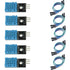HiLetgo 5pcs DHT11 Temperature Humidity Sensor Module Digital Temperature Humidity Sensor 3.3V-5V Humidity Measure Range 20%-95% Temperature Measure Range 0-50? Celsius with Dupont Wires