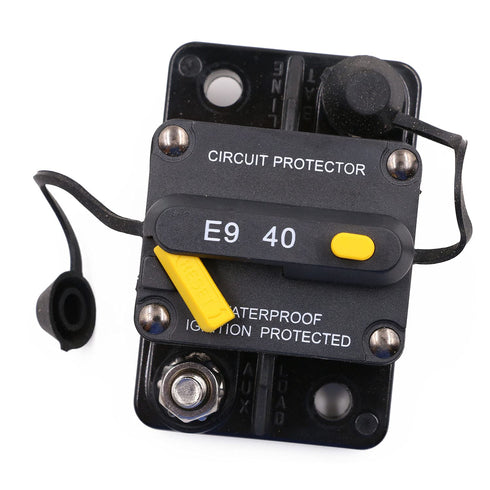 12V-72V 40A Manual Reset Circuit Breaker for RV Truck Car Stereo Audio Electronic Solar LiFePO4 / Lithium Batteries System, Marine Boat Trolling M...