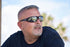 Global Vision Kickback Padded Motorcycle Sunglasses 2 Pair Black Frame Flash Mirror & Smoke Lenses...