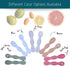 Silicone Baby Spoon & Pre-Spoon Self Feeding - First Stage Infant Feeding Spoons - Bendable Baby Utensils for Parent & Self-Feeding, Teething Frie...