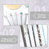 12Pcs Ballpoint Pens Set, Cute Pens with Crystal Diamond for Journaling, Black Ink Pen Gifts for Wedding Office Desk Supplies, Sand Glitter Pen fo...