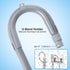 10ft Washing Machine Drain Hose, Universal Drain Hose Extension Kit for Washer, Dishwasher, Flexible Discharge Hose for LG/GE/Samsung, Fit up to 1...