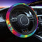 Colorful Tie Dye Universal 15 Inch Steering Wheel Covers Non Slip Neoprene Car Wrap Cover for Adults...
