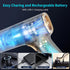 Handheld Cordless Car Vacuum Cleaner for Crevice Cleaning, 2 in 1 Dust Buster & Air Blower, 6000PA Portable Mini Hand Held Rechargeable Vacuum Cle...
