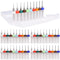 50pcs PCB Drill Bits Set Dremel Drill Bits Spiral Flute Carbide 0.3mm-1.2mm for PCB Circuit Board Stone Dremel Jewelry Making etc...