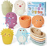 Bath Toys Animal with Bath Boats for Toddlers/ Infants 6 - 12- 18 Months,11 PCS Bath Toy for Babies Water Table Toys Toddler Birthday Gift for Pre...