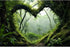 AWERT 72x24 inches Polyester Tropical Rainforest Terrarium Background Stream Green Huge Tree Reptile Habitat Background Foggy Rainforest Aquarium ...