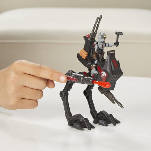STAR WARS Mission Fleet Expedition Class Tech (Bad Batch) at-RT Ambush 2.5-Inch-Scale Figure and Vehicle Set, Toys for Kids Ages 4 and Up,F1339...