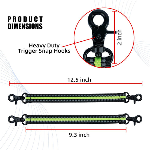 MELOTOUGH Tape Thong Electrical Tape Holder for Tool Belt, Tape Holder Strap for Tool Pouch(Lime)...