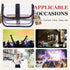 Clear Purse with 2 Shoulder Straps, Clear Bag for Stadium Events Concerts Festivals...