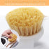 Kitchen Dish Brush Bamboo Handle Dish Scrubber Built-in Scraper, Scrub Brush for Pans, Pots, Kitchen Sink Cleaning, Dishwashing and Cleaning Brush...