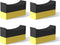 Tire Shine Applicator Pads, Tire Dressing Applicator Sponges, Durable Foam Tire Contour Wheel Shine Cleaning, Reusable Tire Sponges Applicator Pad...