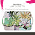 Pimpernel Succulents Large Handled Tray - 18.9" x 11.6" Melamine Serveware with Botanical Design - Dishwasher-Safe Decorative Breakfast & Coffee T...