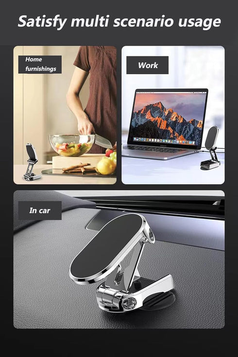Car Phone Holde, Magnetic Phone Mount for Car, Car Phone Mount 360 ° Dashboard Phone Holder Compatible with Smartphones Such as iPhone,Xiaomi,Redm...
