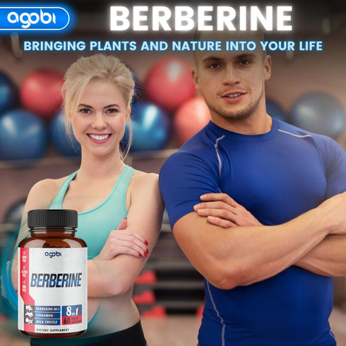 Berberine Supplement with Ceylon, Milk Thistle, Turmeric, Elderberry & More - Support Immune, Cardiovascular & Gastrointestinal - 60 Counts for 2 ...