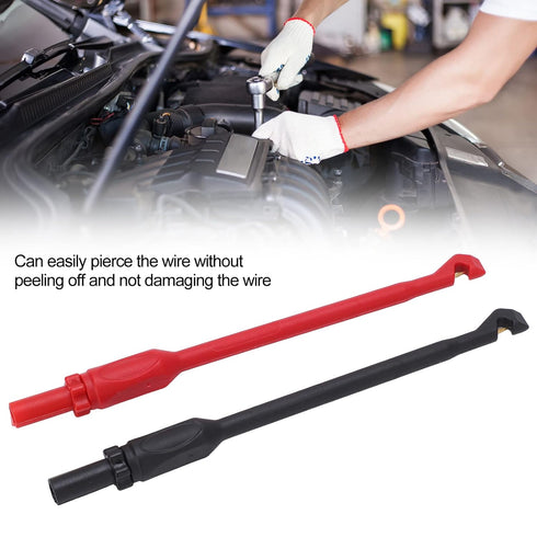 2PCS J.30016 Piercing Probe Multimeter Test Hook with 4mm Connector Automotive Test Probe Insulation Car Repair Test Needle...