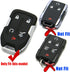 2Pcs Coolbestda Silicone Keyless Remote Entry Cover Accessories Protector Holder Case for 2019 2020 2021 2022 GMC Acadia Terrain Yukon Chevrolet S...