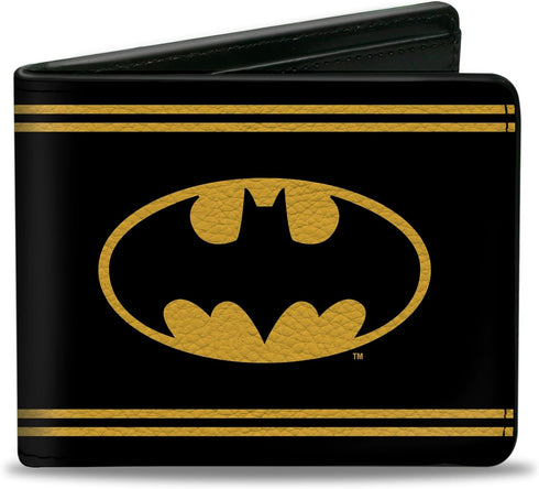 Buckle-Down Unisex-Adult's Bifold Wallet Batman...