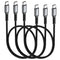 USB C to USB C Cable 1.5FT 3 Pack, Short USB-C 65W Fast Charging USB2.0 Cords for Samsung Galaxy S21/S21+/S20+ Ultra, Note 20/10 Ultra, Air 2020, ...