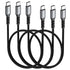 USB C to USB C Cable 1.5FT 3 Pack, Short USB-C 65W Fast Charging USB2.0 Cords for Samsung Galaxy S21/S21+/S20+ Ultra, Note 20/10 Ultra, Air 2020, ...