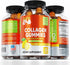 Collagen Gummies with Zinc, Vitamin C and Biotin, Collagen Peptides Supplement Promotes Hair, Nail, Skin, Bone and Joint Health Support, Made in U...