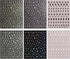 6Sheets Star Nail Art Stickers, 3D Self-Adhesive Purple Gold Silver Black White Stars Nail Design Sticker Starlight Nail Decals for Women DIY Fren...