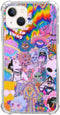 Hippie Aesthetic Indie Psychedelic Case Compatible with iPhone 15, Aliens Trippy Eyes Case for iPhone 15, Cool TPU Bumper Case Cover......