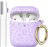 for Airpod Case & Airpods 2nd Generation Case Leopard Engraved Skin Cover Compatible with AirPods 2nd/1st Charging Case,Cute Soft Silicone Full Pr...