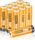Henreepow AA Rechargeable Batteries for Solar Lights Ni-MH AA Solar Battery Pre-Charged 1.2V 1300mAh Long Lasting Performance (AA-1300mAh-12pack)...