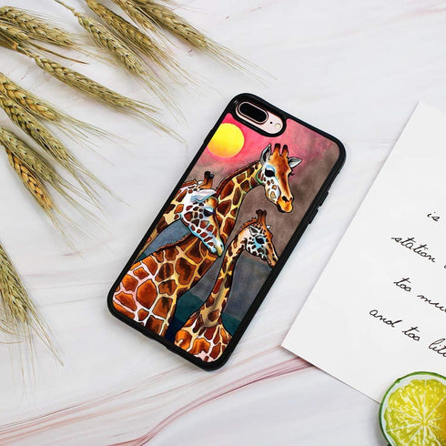 for iPhone 8, iPhone 7, iPhone SE 2 (2020), Durable Protective Soft Back Case Phone Cover, HOT12442 Giraffe...