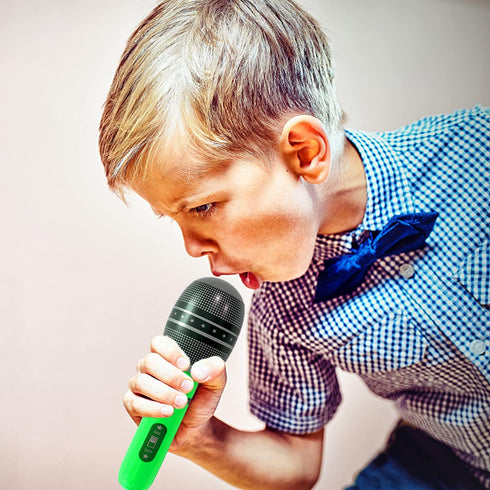 6 Pieces Inflatable Microphones (Random Colors) Birthday Party Decorations 9.8 Inches Inflatable Cosplay Microphone - Back To 80s 90s Birthday Par...