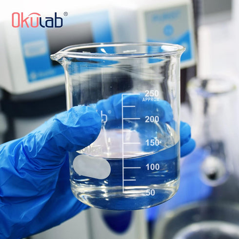 Glass Beaker Set, Low Form, Graduated 3.3 Borosilicate Glass Beakers, Vol.50,100,250mL, for Lab, Classroom, Craft, Kitchen,BKLGS3A1...