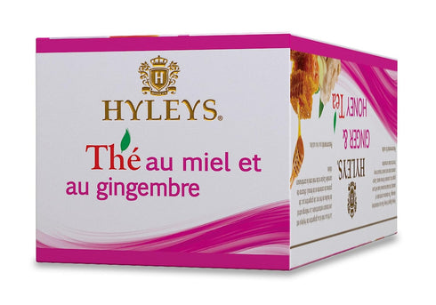 Hyleys Wellness Ginger & Honey Black Tea - Natural Digestive Support with Pure Ceylon Tea - 25 Tea Bags...