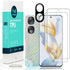 Ibywind 2 Pack Screen Protector for Honor 90 5G 6.7"+1 Pack Camera Len Protector+1 Pack Back Film,Flexible TPU Film,HD Clear,Case Friendly,Easy In...