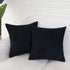 HWY 50 Black Corduroy Throw Pillow Covers 18x18 Inch, Set of 2, Soft Cozy Decorative Cushion Cases for Couch Sofa Bed Living Room, Boho Striped Ho...
