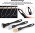 3 Pack Car Detailing Brush Set,Natural Boars Hair Ultra-Soft Cleaning Tool Auto Detail Brushes Kit for Clean Interior or Exterior,Dashboard,Air Ve...