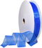 Morex Organdy Ribbon, Sheer, 7/8" x 100 yards, Royal Blue...