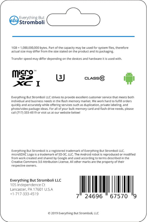 Everything But Stromboli 64GB Azaire MicroSD Memory Card for Samsung Galaxy Tablet Works with Tab A 8.0 2018, Tab A 10.1 2016, Tab S6 Class 10 U3 ...