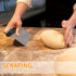 ALLTOP Bench Scraper & Chopper - Baking Essentials,Stainless Steel Blade Knife,Ideal Kitchen Tool for Home Baking and Meal Prep, Bread Making, Pas...