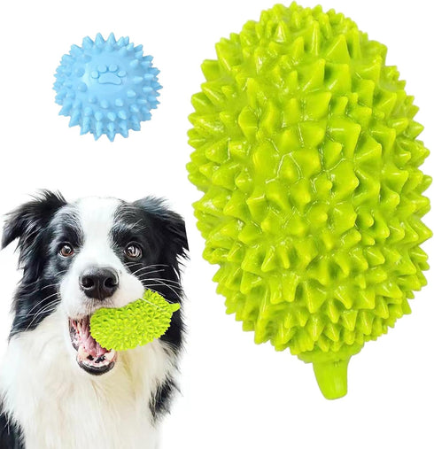 Dog Chew Toys for Aggressive Chewers, Indestructible Tough Durable Squeaky Interactive Dog Toys, Puppy Teeth Chew Toy for Small Meduium Large Bree...