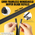 MIKKUPPA 28" Silicone Windshield Wiper Blades Refills, 4 Pack Adjustable Universal Wiper Refills Replacement for Ford Chevy Tesla Toyota Hyundai H...