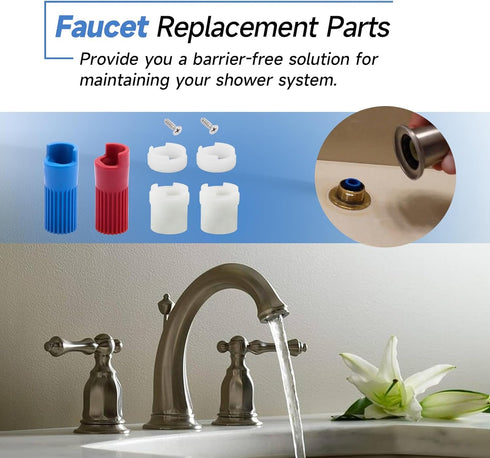 97479 Stem Extension Kit Repair Kit Replacement Parts for Moen Monticello Widespread Bathroom Sink Faucet Cartridge...