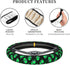 Cool Green Novelty Alien Steering Wheel Cover for Women Men Girls Car Accessories Decor Anti-Slip Neoprene Auto Steering Wheel Covers Protector Un...