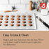 de Buyer Macaron Silicone Baking Mat - 15.75” x 11.75” - Perfect for Macarons & Cookies - Nonstick & Easy to Clean...
