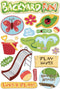 KAREN FOSTER 7069950Karen Foster 5-1/2 Inch by 9 Inch Cardstock Stickers, Backyard Fun...