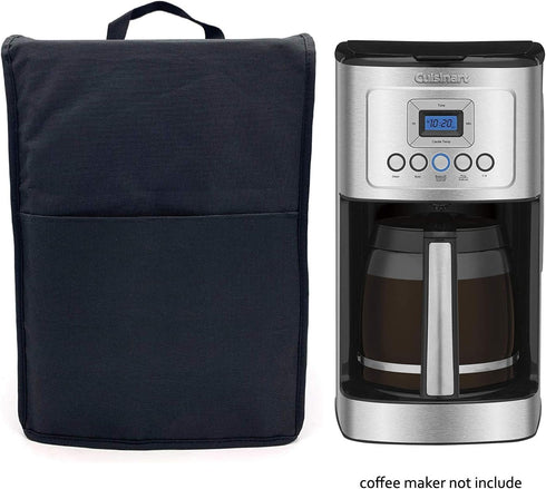 Wanty Water-Resistant Nylon Dust Cover Protector for Cuisinart DCC-3200P1 Perfectemp Coffee Maker, 14 Cup Progammable with Glass Carafe...